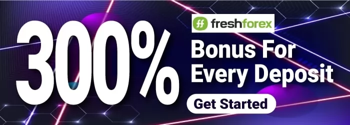 Get an Amazing 300% Forex Free Bonus for Every Deposit from Fresh Forex